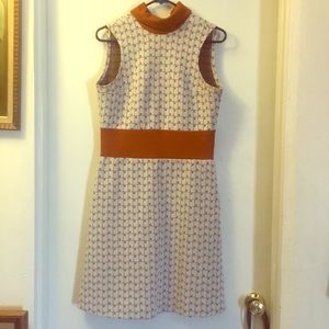Mod vintage polyester dress